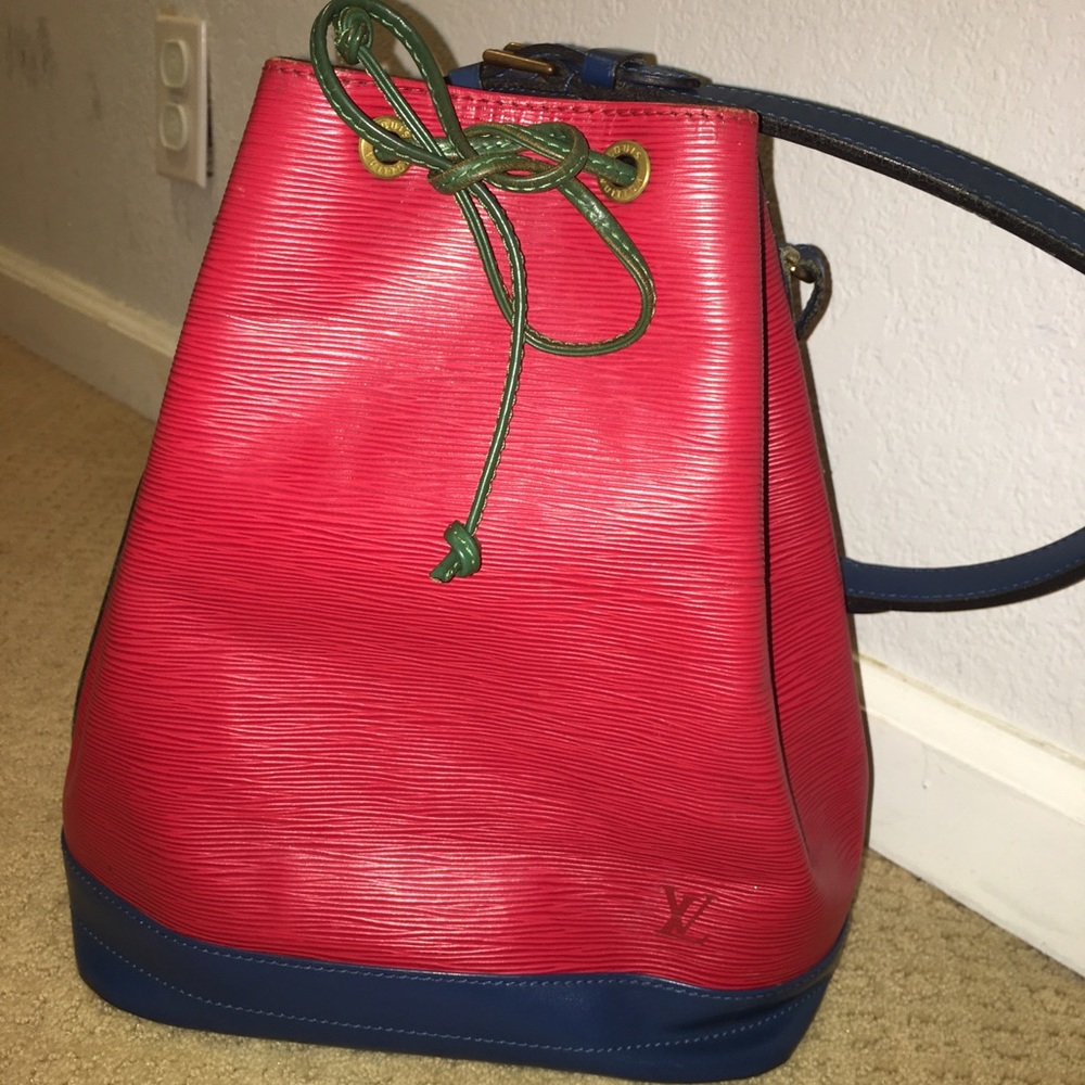 Authentic Louis Vuitton Tricolor Large Noe